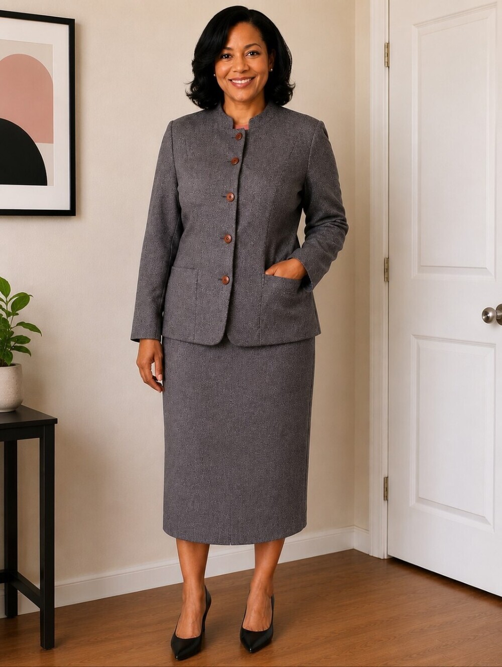 Vintage Villagio Sport Wool Blend Skirt Suit SetBrand: Pre-owned ( 12 )